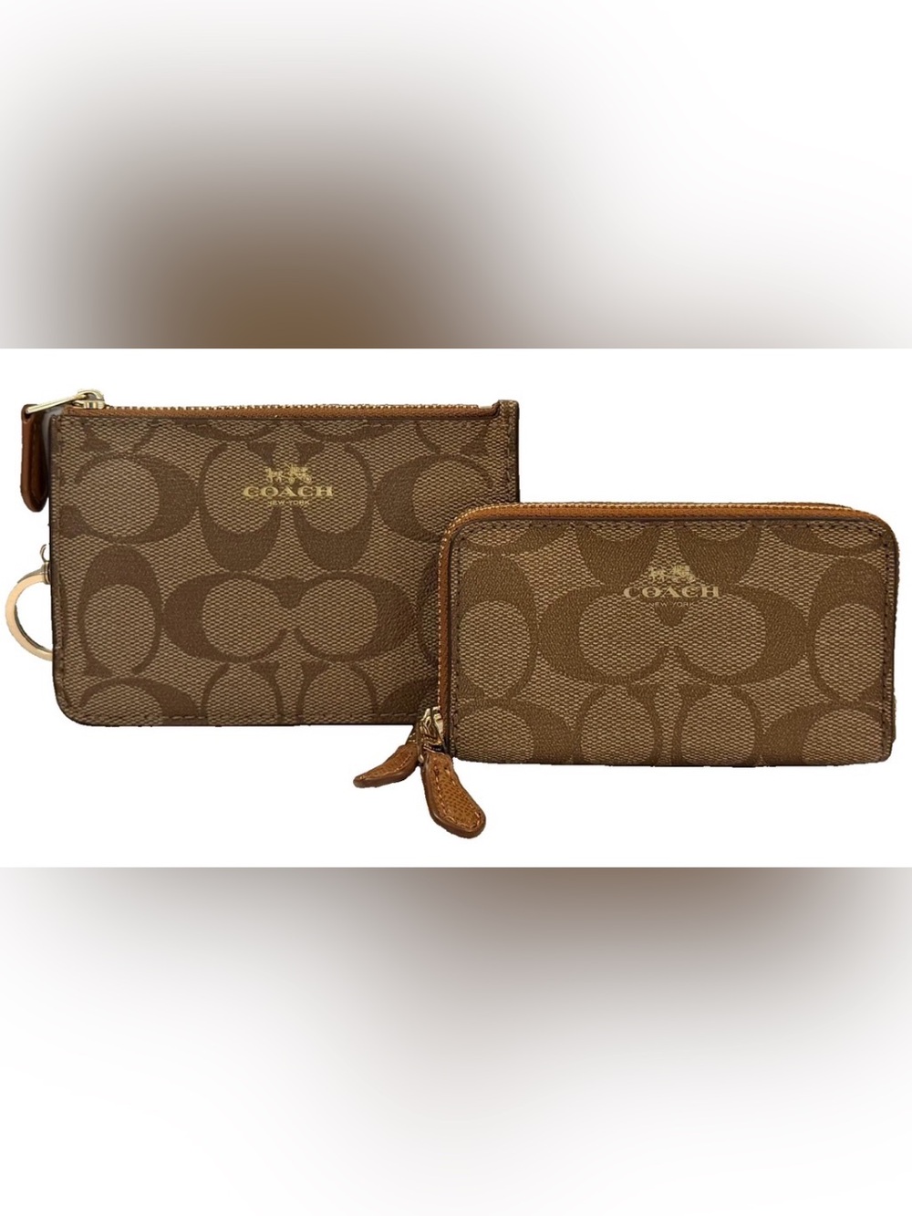 NWT~Set of 2 Coach Wallet/Coin Wallet~ Retail $145
